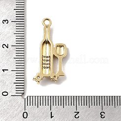 Messing Mikro ebnen Zirkonia Anhänger&nbsp;KK-H089-30G-03