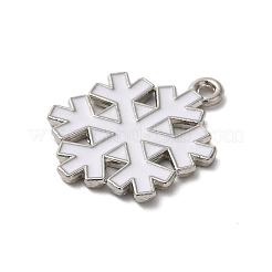 Anhänger aus Emaille mit Wintermotiv&nbsp;ENAM-M002-05R-P