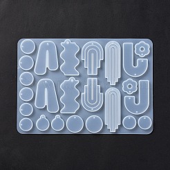 Moules en silicone pendentif de forme irrégulière diy&nbsp;LS-DIY-F134-08A