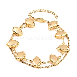 Bracelets multi-rangs en acier inoxydable 304&nbsp;BJEW-H641-01B-G