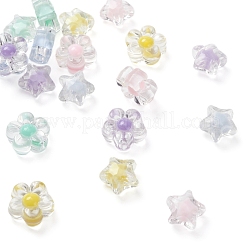 125 Stück 10 transparente Acrylperlen im Stil&nbsp;TACR-YW0001-38
