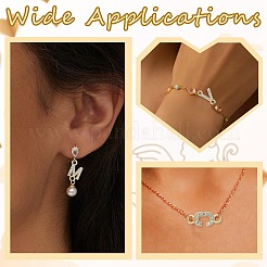 26 pièce 26 styles de breloques de connecteur en alliage de cristal strass&nbsp;FIND-CJZ0001-001KCG