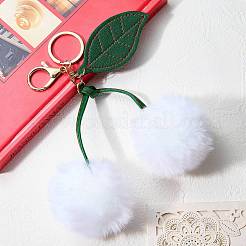 1 pz decorazioni pendenti in peluche di ciliegio&nbsp;HJEW-SZ0001-40I