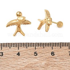 Boucles d'oreilles en cartilage d'oiseau en acier inoxydable 304&nbsp;SA-CBA1F7E-01G-11