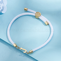 1 bracelet coulissant réglable en nylon pour femme&nbsp;BJEW-LP0001-33J-G