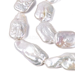 Natürliche Barock Keshi Perlen Stränge&nbsp;PEAR-S020-D12