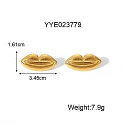 Boucles d'oreilles à tige flamboyantes en acier inoxydable 304 pour femmes&nbsp;ZY6893-3