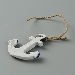 Décorations de pendentif en résine de style méditerranéen&nbsp;HJEW-WH0042-64D