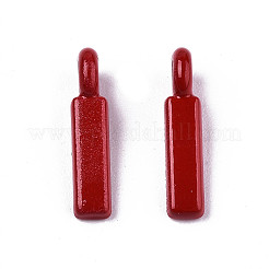 Spritzlackierte 2-Schleifen-Gliederanhänger aus Legierung&nbsp;LS-X-PALLOY-T075-48I-RS