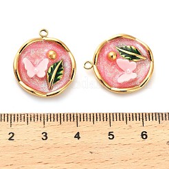 304 Edelstahl-Emaille-Anhänger&nbsp;STAS-B084-09G-03