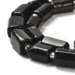 Natürliche schwarze Turmalin Perlen Stränge&nbsp;G-N327-06-14B