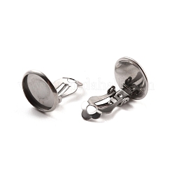 Accessori per orecchini a clip in acciaio inossidabile 316 anti-ossidazione&nbsp;STAS-I187-02C-P