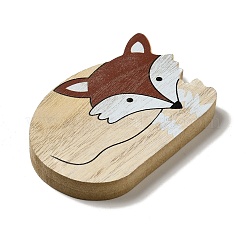 Cabochons en bois imprimés simple face d'automne&nbsp;WOOD-I010-01A