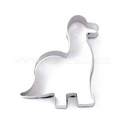 Anlaufgeschützte DIY-Dinosaurier-Keksausstecher aus Edelstahl&nbsp;LS-DIY-G048-08P