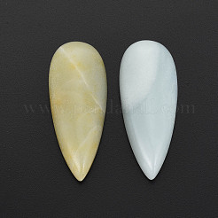 Amazonit Cabochons mit natürlichen Blüten&nbsp;G-N326-123B