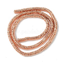 Fili di perline di ematite sintetica non magnetica elettrolitica&nbsp;G-H020-F01-01