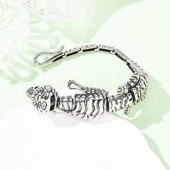 Gliederkettenarmbänder aus 304 Edelstahl für Damen und Herren&nbsp;BJEW-P386-07AS