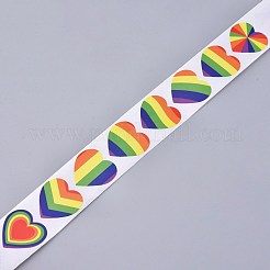 Rotoli di adesivi a forma di cuore&nbsp;DIY-K027-A06
