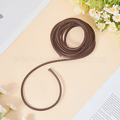 Cordon en cuir tressé avec âme&nbsp;WL-CL0001-01D