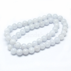 Natürliche gelbe Jade Perlen Stränge&nbsp;G-G598-8mm-YXS-01