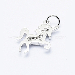 Ottone micro spianare pendenti zirconi&nbsp;ZIRC-G130-22P-NR