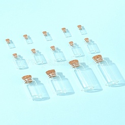 24 stücke 4 arten glas glas flaschen&nbsp;AJEW-FS0001-21
