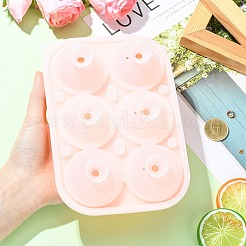 Moules en silicone en forme de boule de diamant rose&nbsp;ST-CJ0043-089