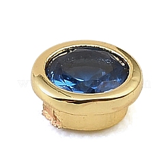 Cabochon in zirconia cubica in ottone&nbsp;CU-CBA30E8-03G