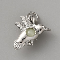 Pendentifs de cage de perle d'alliage&nbsp;FIND-WH0173-218A