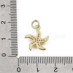 Messing micro pave klar zirkonia charme&nbsp;LS-CU-L001-11G-01