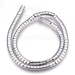 Electroplate non magnetici ematite sintetico fili di perline&nbsp;G-I208-17