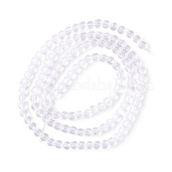 Chapelets de perles en verre transparente  &nbsp;GLAA-C019-01B-06