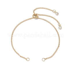 2 Stück 2 Farben 304 Edelstahl Panzerkette Armband Schieber Herstellung&nbsp;AJEW-JB01244
