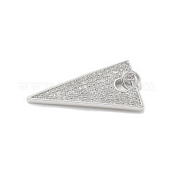 Pendentifs en laiton zircon cubique transparent&nbsp;KK-L254-01P