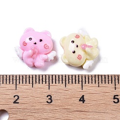 Undurchsichtige süße Tierharz Decoden Cabochons&nbsp;RESI-B024-02A