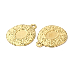 Pendentifs cabochons en acier inoxydable 304 avec placage ionique (IP)&nbsp;X-STAS-L020-025G