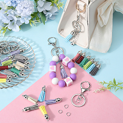 DIY-Sets zur Herstellung von Schlüsselanhängern aus Kunstwildleder&nbsp;DIY-SP0002-43P