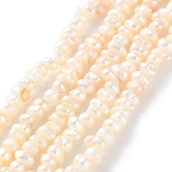 Brins de perles de culture d'eau douce naturelles&nbsp;PEAR-I007-02K-01A