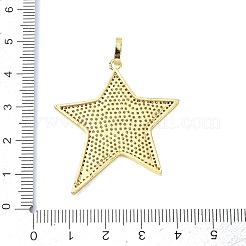 Messing micro pave klare zirkonia anhänger&nbsp;LS-KK-H270-02G