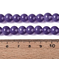 Stränge aus transparenten Glasimitat-Katzenaugenperlen&nbsp;GLAA-Q110-01B-03