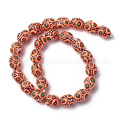 Perles de verre émaillé&nbsp;GLAA-C038-01A