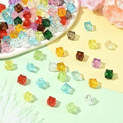 360pcs 12 Farben transparente Acrylperlen&nbsp;TACR-YW0003-41