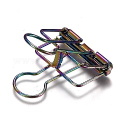 Clip di legatura a filo cavo con struttura a scheletro in metallo&nbsp;DIY-I040-01B