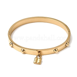 Bracciali con ciondolo in acciaio inossidabile 304&nbsp;BJEW-H644-12G