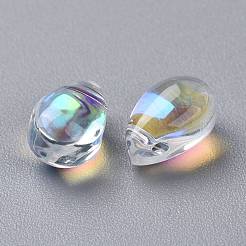 Perles en verre transparentes&nbsp;X-GGLA-M004-05A