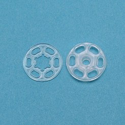 Druckknopf zum Annähen aus Kunststoff&nbsp;DIY-WH0304-118E-02