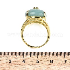 Bracciale aperto in ottone con micro pavé di zirconi cubici (colore casuale).&nbsp;RJEW-D347-02G-09