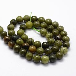 Natürliche chinesische Jade Perlen Stränge&nbsp;G-F363-4mm