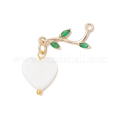 6 pz 6 stili pendenti conchiglia d'acqua dolce naturale&nbsp;PALLOY-JF04148-01