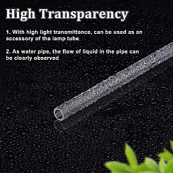 Tubo acrilico trasparente&nbsp;AJEW-WH0475-51K